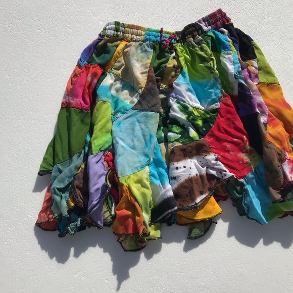 Indonesian Patchwork Handmade Mini Skirt ✨2x Host Pick✨ - Picture 10 of 13